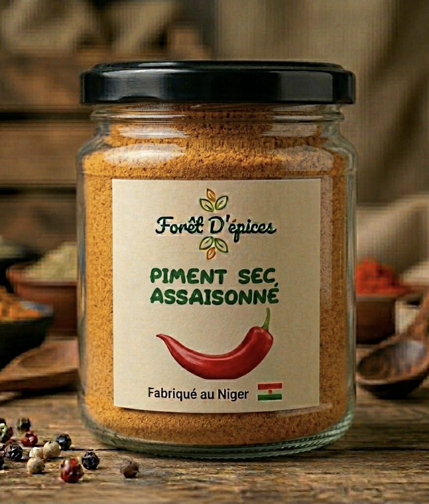 Piment sec assaisonné